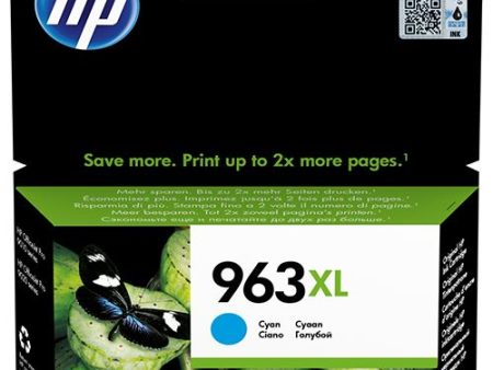 Tinteiro HP Original 963XL - 3JA27AE - Ciano - Elegível para o HP Instant Ink Online Sale