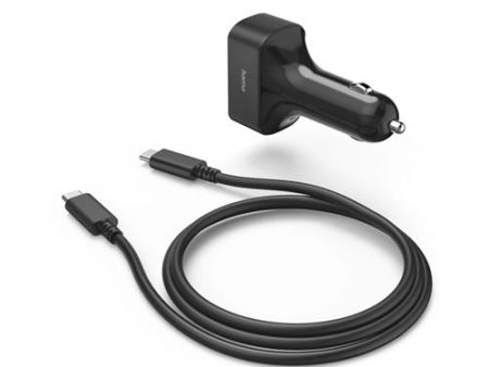 Carregador Portátil Hama 200018 65W 1x USB-C + 1x USB-A - Preto Fashion