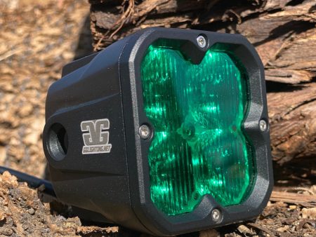 Green Race Series Offroad Flood LED Pod on Sale