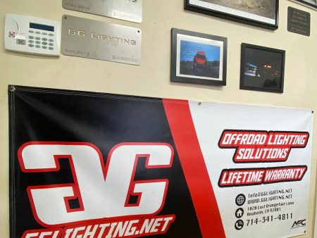 GGlighting 5  x 2.5  Banner For Sale