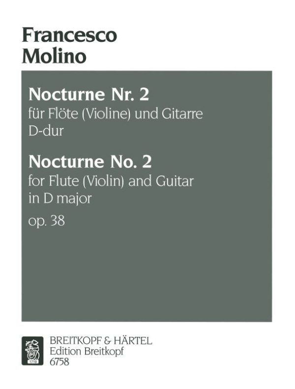 Nocturne No. 2 in D major Op. 38 (Flute and Guitar) Fashion