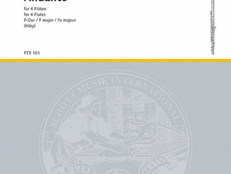 Andante in F Major, K. 616 (4 Flutes) Supply