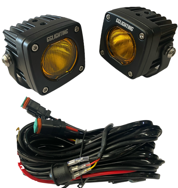 GP5 Offroad LED Pod Bundle With Free Wiring Harness Online Sale