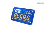 2023 Gears Racing Design California License Plate Hot on Sale