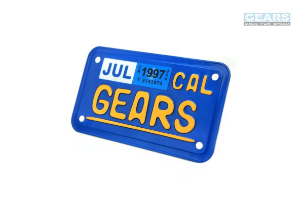 2023 Gears Racing Design California License Plate Hot on Sale