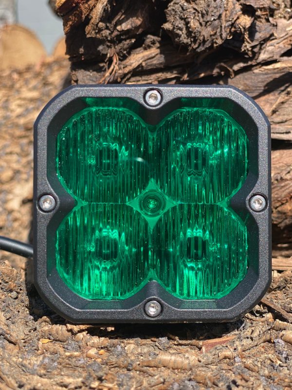 Green Race Series Offroad Flood LED Pod on Sale