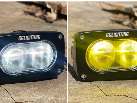 GP10 Offroad LED Pod Bundle Dual Color With Free Wiring Harness on Sale