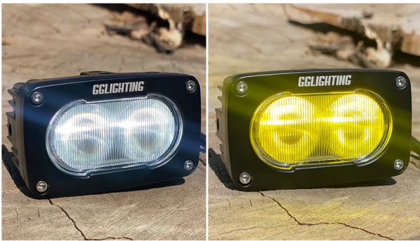 GP10 Offroad LED Pod Bundle Dual Color With Free Wiring Harness on Sale