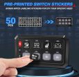 8-Gang Switch Panel With RGB And Remote Control Bluetooth App Sale