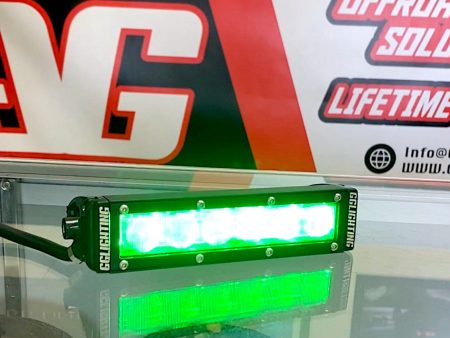 Green Strobe Race Legal 6  Light Bar For Sale