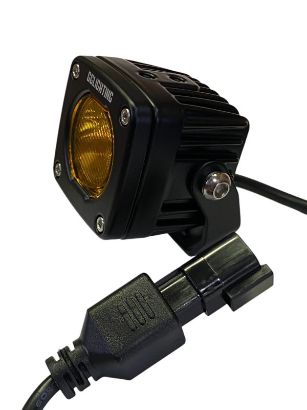 GP5 Single LED Pod Light Amber + Free Clear Lens Online Hot Sale