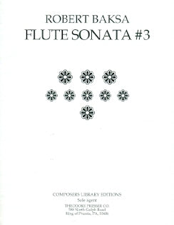 Flute Sonata #3 (2000) (Flute and Piano) Fashion