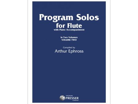 Program Solos for Flute Vol. 2 (Flute and Piano) For Discount