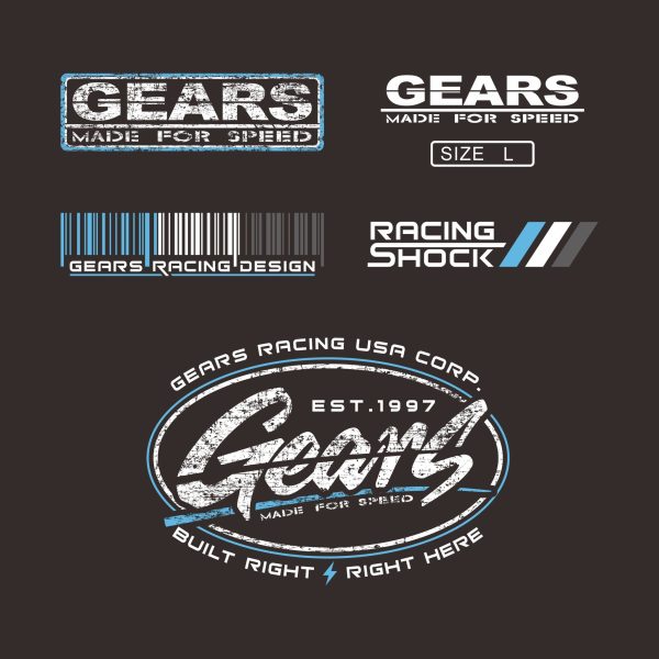 2021 Gears Racing Design Blue Blood T Shirt GRD-2110-TS Fashion