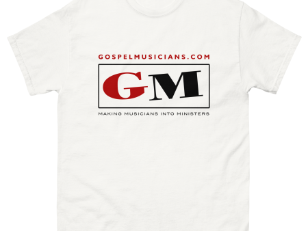 Gospel Musicians Logo T-Shirt (WHITE) For Sale