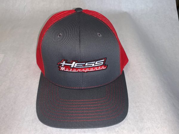 Hess Motorsports Mesh Snap Back Trucker Hat with Full Logo Online Hot Sale