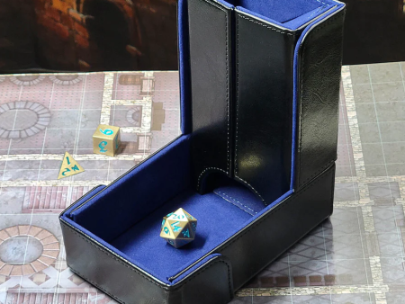 Forged: Dice Tower & Dice Tray - The Keep (Blue) Discount