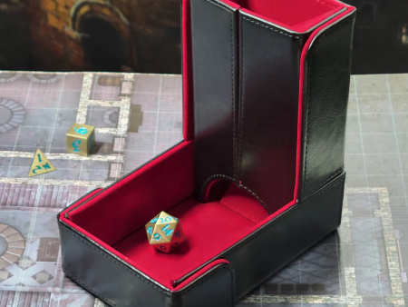 Forged: Dice Tower & Dice Tray - The Keep (Red) Hot on Sale