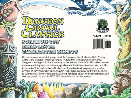 Dungeon Crawl Classics: RPG - Scratch-Off Character Sheets Discount