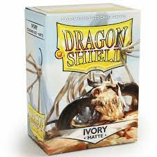 Dragon Shield: Standard Sleeves - Matte Ivory (100ct.) Online now