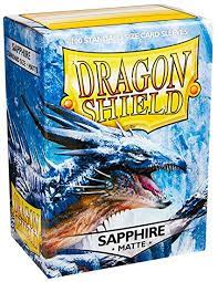 Dragon Shield: Standard Sleeves - Matte Sapphire (100ct.) Discount