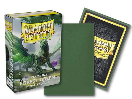 Dragon Shield: Small Sleeves - Matte Forest Green (60ct.) Fashion