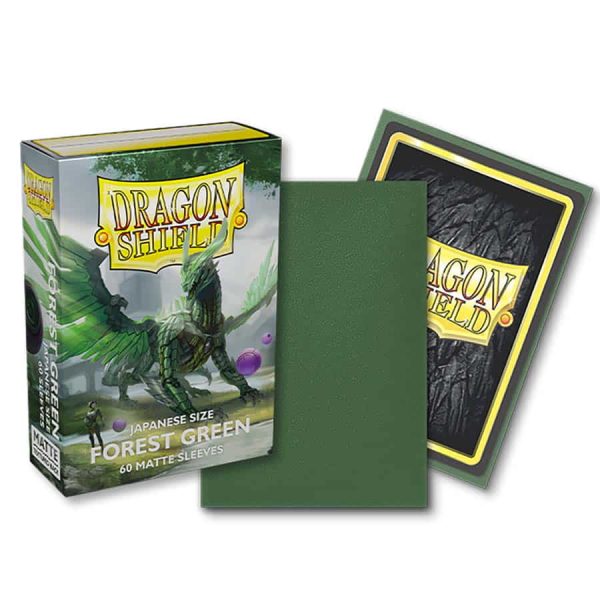 Dragon Shield: Small Sleeves - Matte Forest Green (60ct.) Fashion