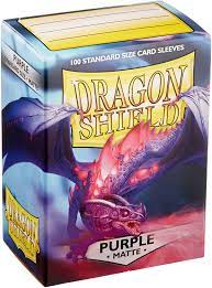 Dragon Shield: Standard Sleeves - Matte Purple (100ct.) For Cheap