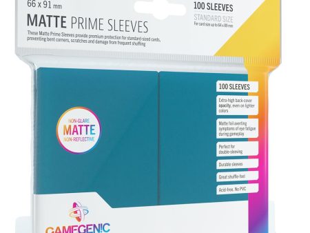 Gamegenic: Matte Prime Sleeves - Blue (100ct.) Online