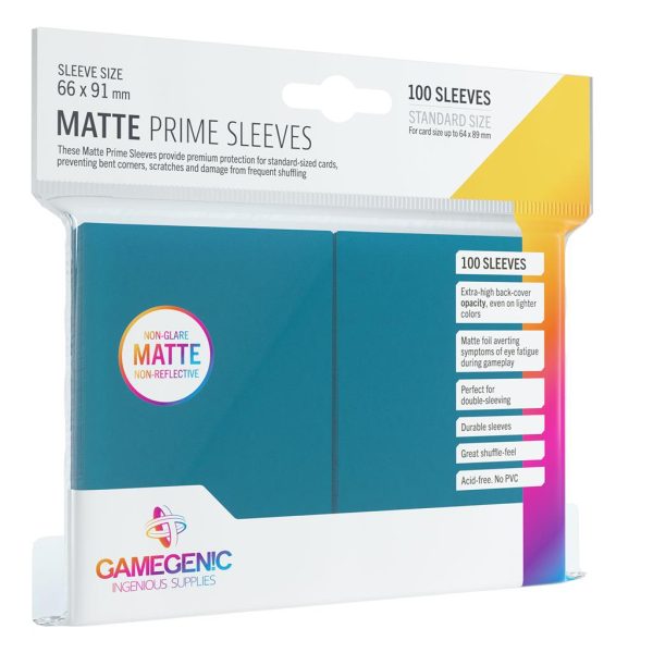 Gamegenic: Matte Prime Sleeves - Blue (100ct.) Online