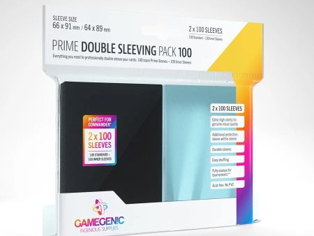 Gamegenic: Prime Double Sleeving Pack (100ct.) on Sale