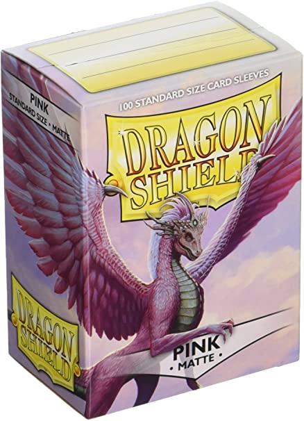 Dragon Shield: Standard Sleeves - Matte Pink (100ct.) Supply