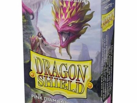 Dragon Shield: Small Sleeves - Matte Pink Diamond (60ct.) Online