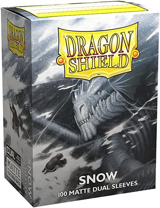 Dragon Shield: Standard Sleeves - Matte Dual Snow (100ct.) Cheap