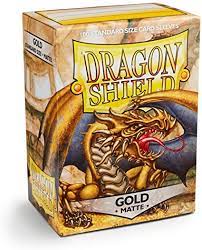 Dragon Shield: Standard Sleeves - Matte Gold (100ct.) Cheap