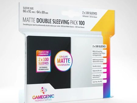 Gamegenic: Matte Double Sleeving Pack (100ct.) Online Sale