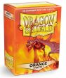 Dragon Shield: Standard Sleeves - Matte Orange (100ct.) Sale