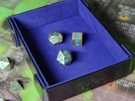 Forged: Dice Tray - Compact Magnetic (Blue) Online Hot Sale