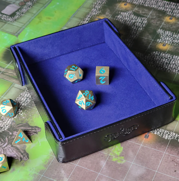 Forged: Dice Tray - Compact Magnetic (Blue) Online Hot Sale