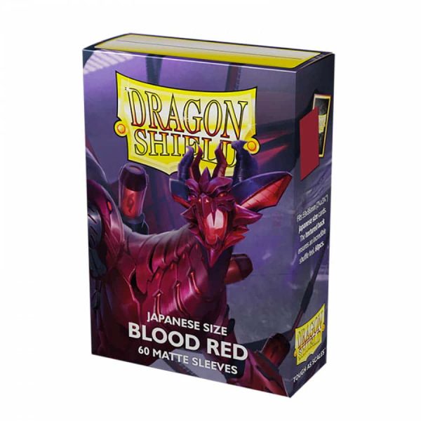 Dragon Shield: Small Sleeves - Matte Dual Blood Red (60ct.) Online