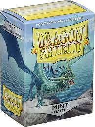 Dragon Shield: Standard Sleeves - Matte Mint (100ct.) For Discount