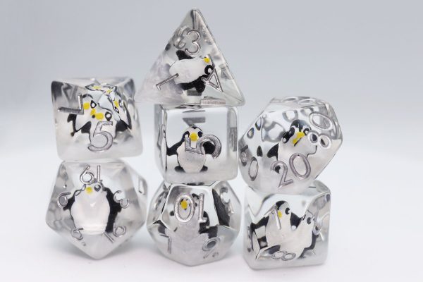 Foam Brain Games: RPG Dice Set - Baby Penguin Sale