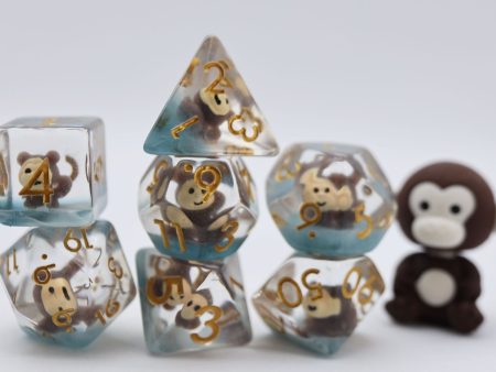 Foam Brain Games: RPG Dice Set - Mischievous Monkey Hot on Sale