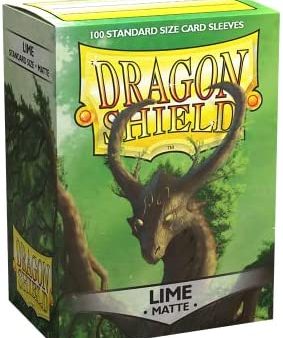 Dragon Shield: Standard Sleeves - Matte Lime (100ct.) Discount