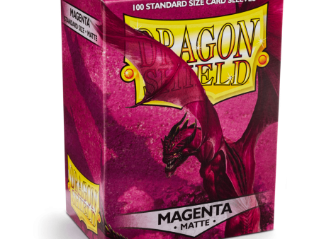 Dragon Shield: Standard Sleeves - Matte Magenta (100ct.) Fashion