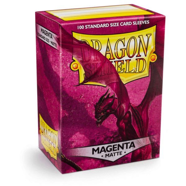 Dragon Shield: Standard Sleeves - Matte Magenta (100ct.) Fashion