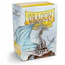 Dragon Shield: Standard Sleeves - Matte Silver (100ct.) Discount