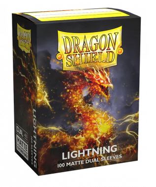 Dragon Shield: Standard Sleeves - Matte Dual Lightning (100ct.) Hot on Sale