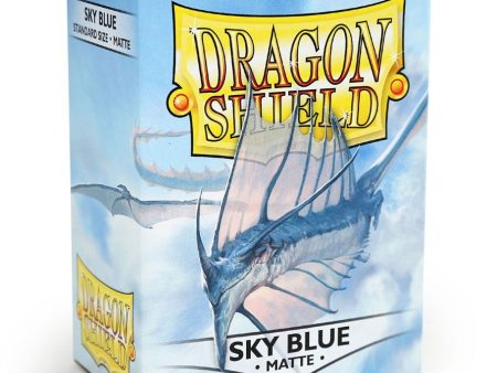 Dragon Shield: Standard Sleeves - Matte Sky Blue (100ct.) Supply