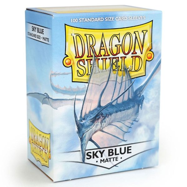 Dragon Shield: Standard Sleeves - Matte Sky Blue (100ct.) Supply